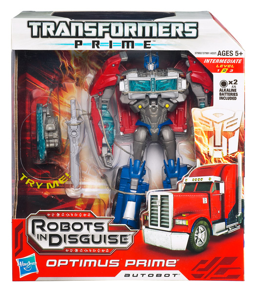 Transformers Prime Robots In Disguise  Figure Voyager Class  - Optimus Prime